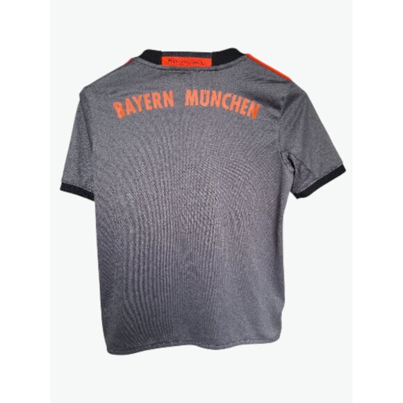 Adidas Bayern Munich Away Jersey 2019/20 Youth Medium 11-12Y Gray Soccer Shirt - Picture 2 of 7